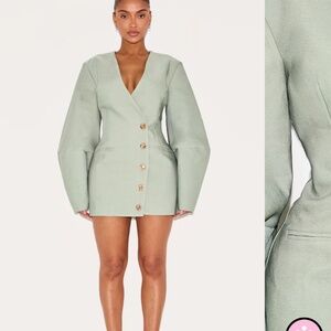 Olive Shape Blazer Dress